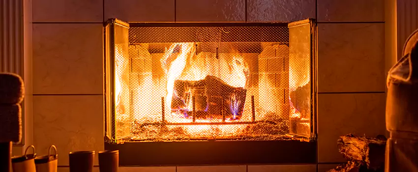 Mendota Hearth Landscape Fireplace Installation in Hot Springs, Arkansas